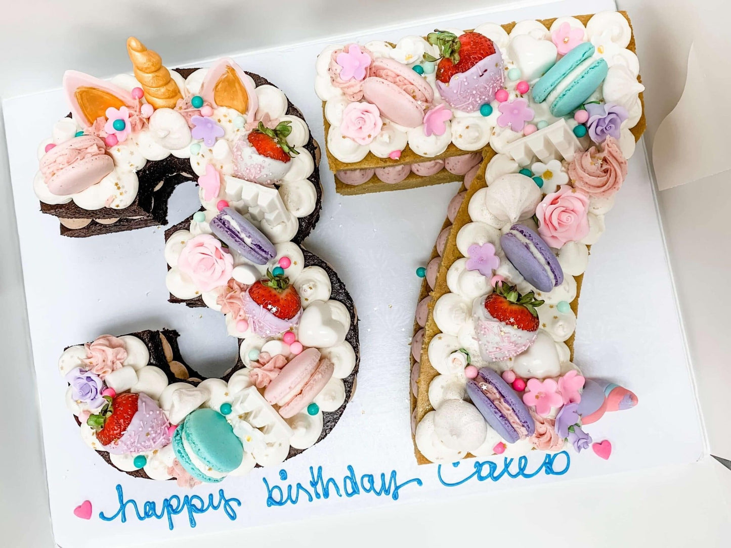 Vegan Gluten-Free Cookie & Pastry Cream Letter Tart - KARMA BAKER WSTLK