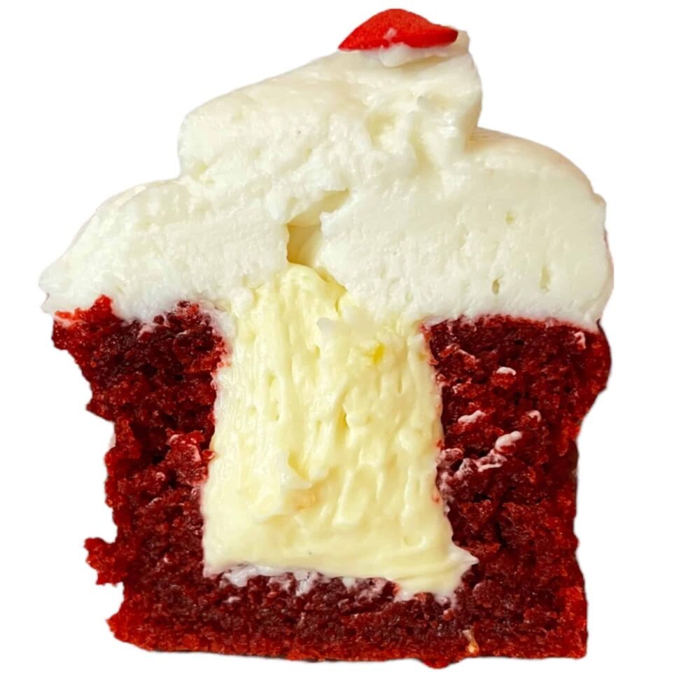 Red Velvet Cream Stuffed Cupcake Packs - KARMA BAKER WSTLK