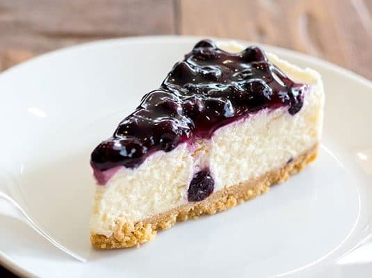 Traditional New York Style Blueberry Cheesecake - KARMA BAKER WSTLK