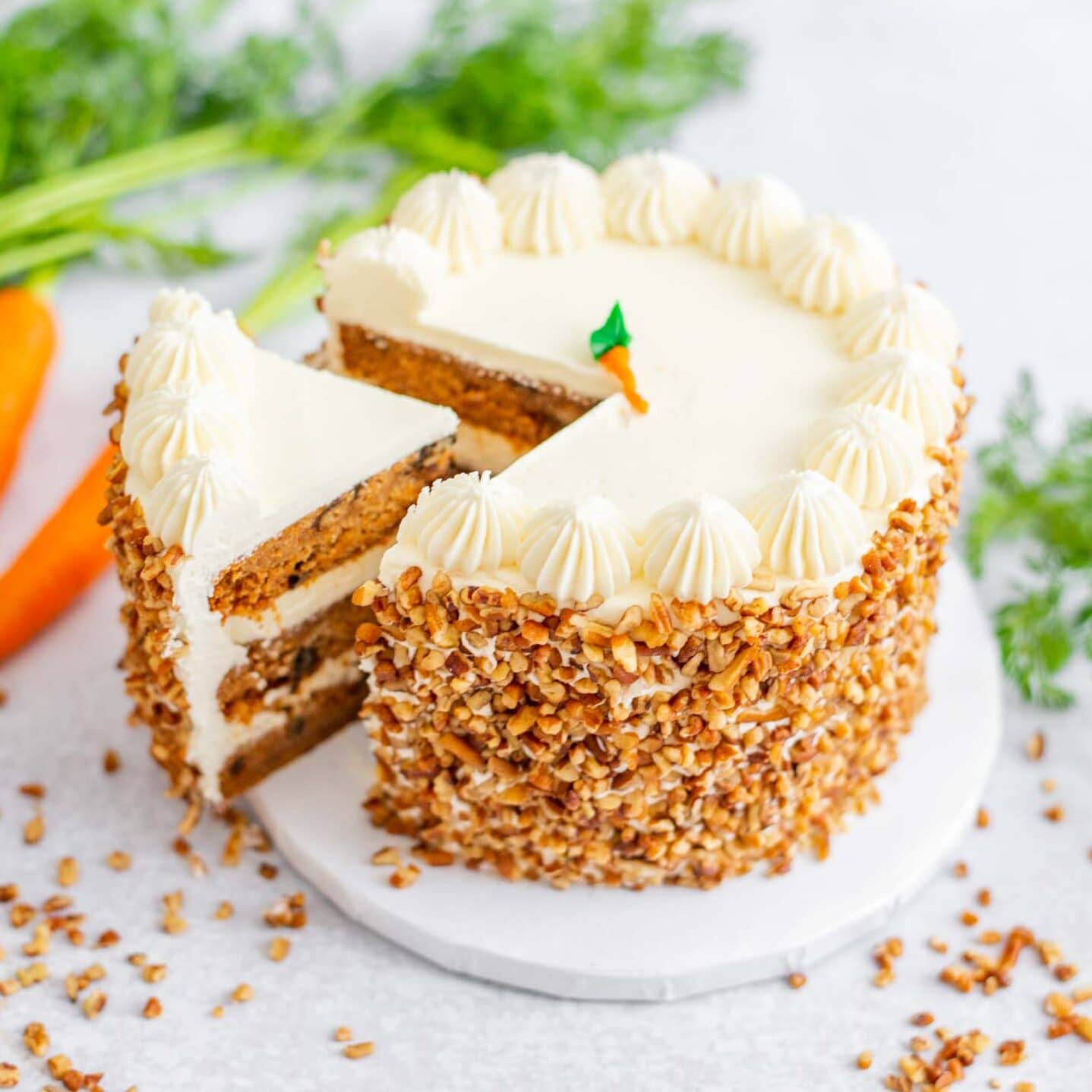 Vegan Gluten-Free Carrot Cake - KARMA BAKER WSTLK