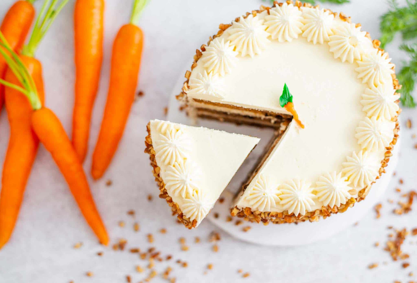 Vegan Gluten-Free Carrot Cake - KARMA BAKER WSTLK