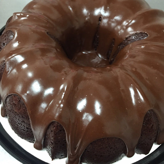 Vegan Gluten-Free Chocolate Bundt Cake - KARMA BAKER WSTLK