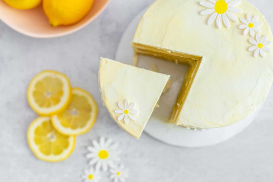 Vegan Gluten-Free Luscious Lemon Cake - KARMA BAKER WSTLK