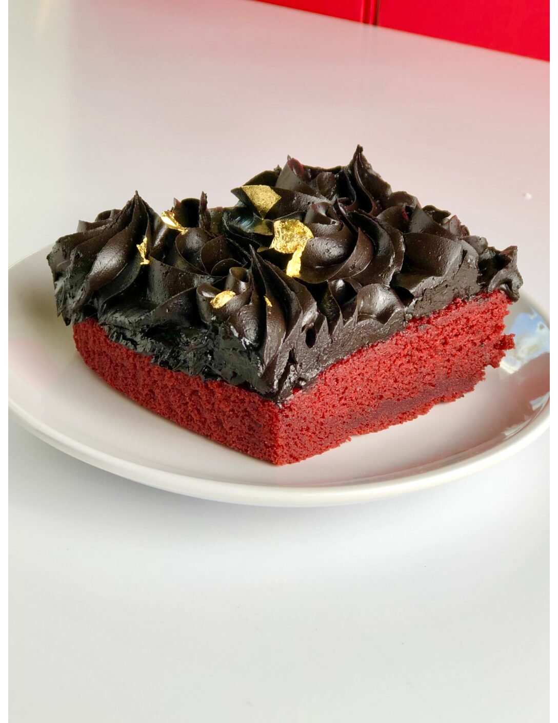 Vegan Gluten-Free Red Velvet Heart Cake - KARMA BAKER WSTLK